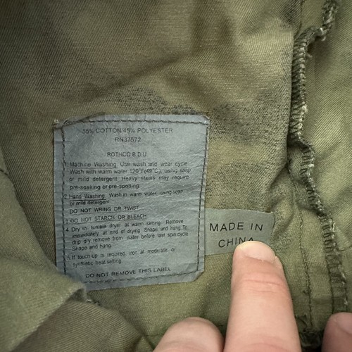 Pantalones de combate vintage 1991 Woodland camuflados Ripstop Army - talla mediana regular - Imagen 5 de 9