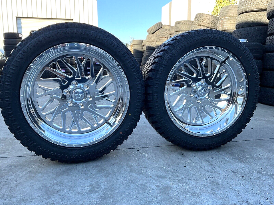 4 New 22x12 AMERICAN FORCE NOVA WHEEL Rims 33” Tire 6x135 FOR FORD ...