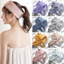 Women Adjustable Facial Headband Elastic Make Up Hair Band Head Wrap Spa Shower