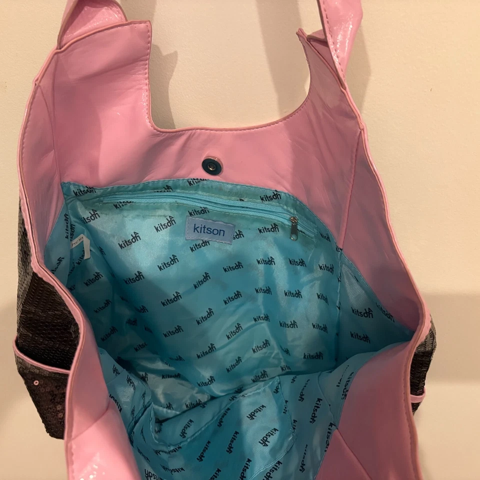 Bolso de Mano Kitson Los Angeles Secuencia Rosa Foto 2 de 3