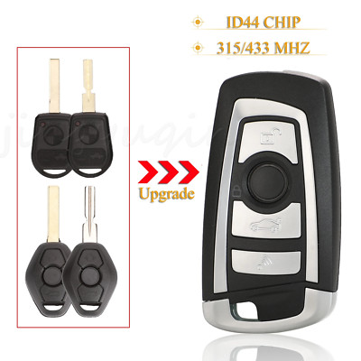 4Buttons Modified Flip Remote Key 315/433MHz PCF7935AA ID44 Chip For BMW