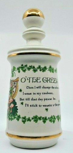 The Wearin' of the Green Old Fitzgerald Stitzel Weller Empty Bar Decanter 1968 - Picture 4 of 9