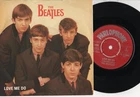 THE BEATLES love me do*p.s. i love you 1980's UK RED LABEL 4 PRONG REISSUE  7"