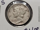 1943 S United States Mercury Dime 10 Cent 10C NICE DETAIL