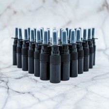 1000 5ml BLACK NASAL SPRAY PUMP Empty Bottles UK STOCK NEXT DAY DELIVERY ??