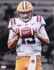 Myles Brennan Signed 11x14 Lot (2) PSA DNA COA 2 Inscriptions + Jack Bech 16x20!
