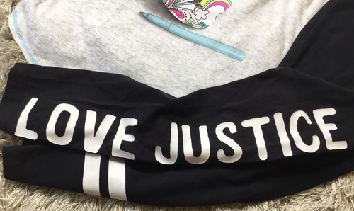 JUSTICE Girls size 16 14/16 14/16 P SHIRTS LEGGINGS SET - Picture 6 of 7