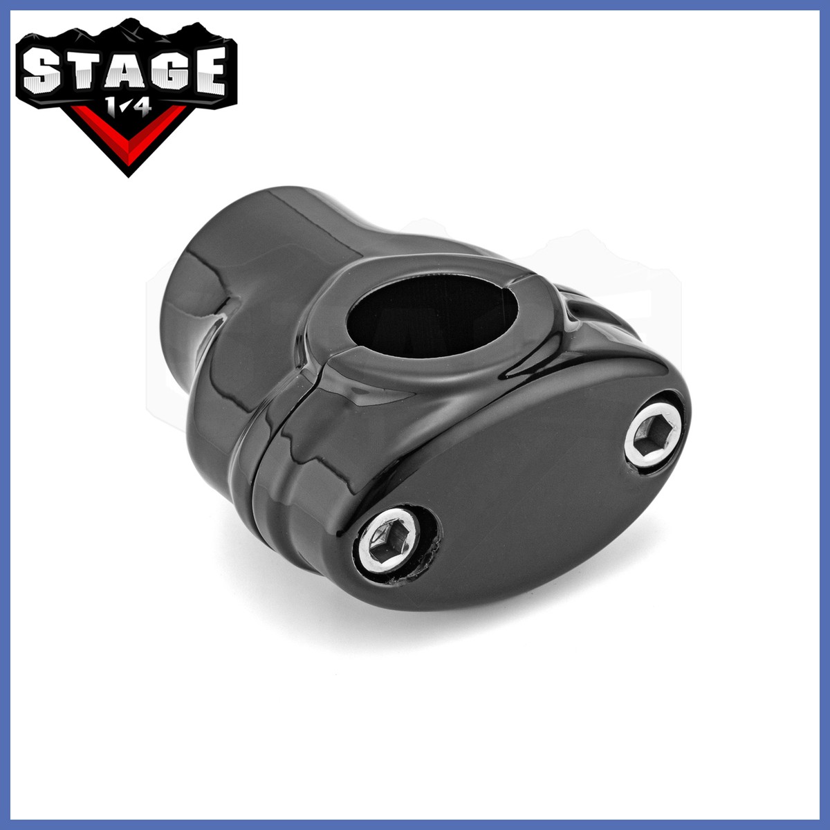 Riser Manubrio Moto Universale Da 22mm - Altezzatore In Alluminio Nero Per Guida Comoda - Foto 4