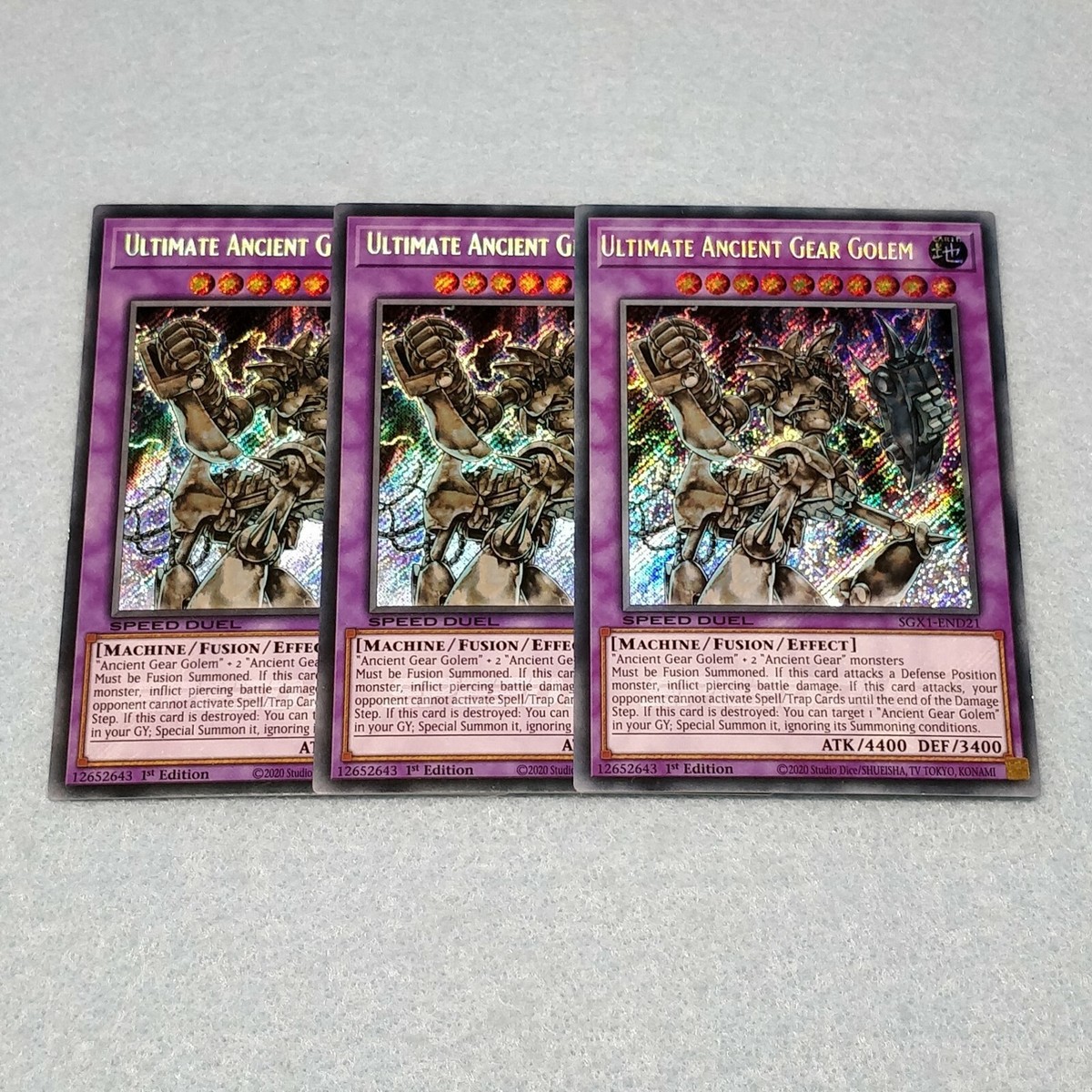 yugioh ancient gear deck 2020 Toon Ancient Gear Golem [LDS1-EN063] Common