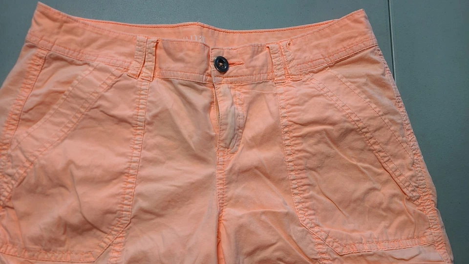 Pantalones cortos chinos informales de verano Ana para mujer talla 4 (31x3,5) naranja Foto 3 de 4