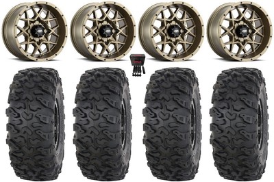 ITP Hurricane 14'' Wheels Br 27'' Roctane T4 Tires Pioneer 1000 / Talon