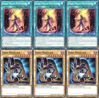 3 X Dark Magic Expanded LEDD-ENA17 + 3 X Dark Magician LEDD 1st Mint YUGIOH