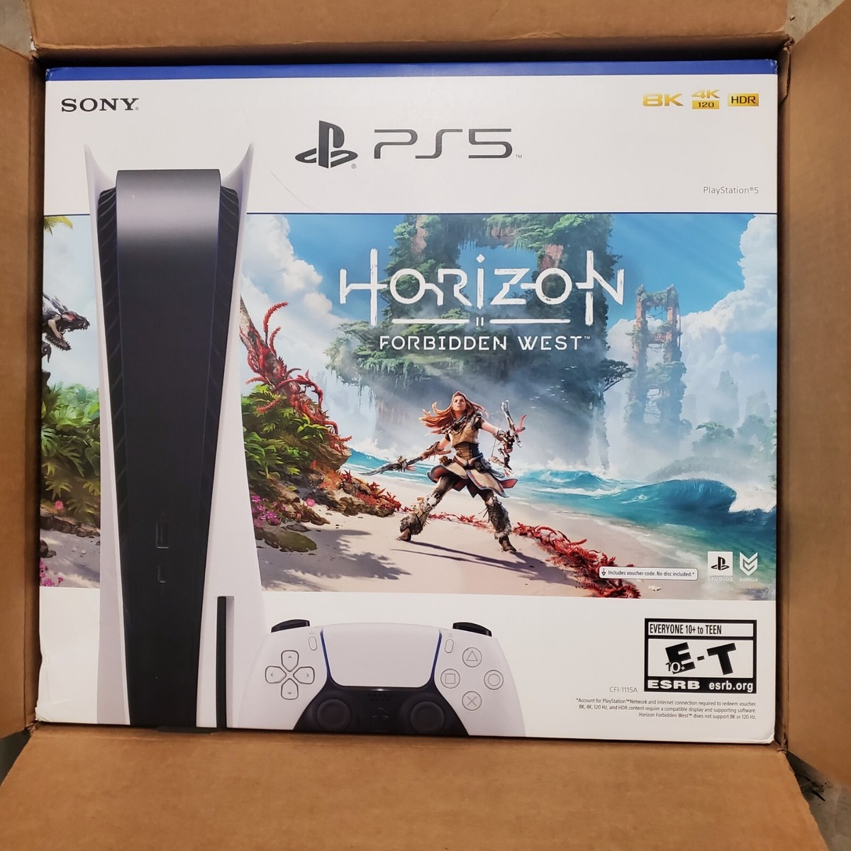 Sony PS5 Blu-Ray Edition Console Horizon Forbidden West Bundle White