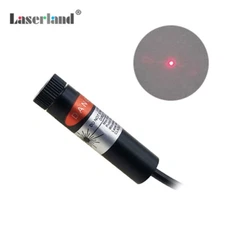 650nm 660nm 50mW Focusable Red Dot Laser Diode Module Fabric Alignment 5V 12mm