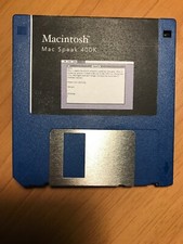 Vintage Mac Speak Synthesizer 400K Software Alle Arten von Macintosh