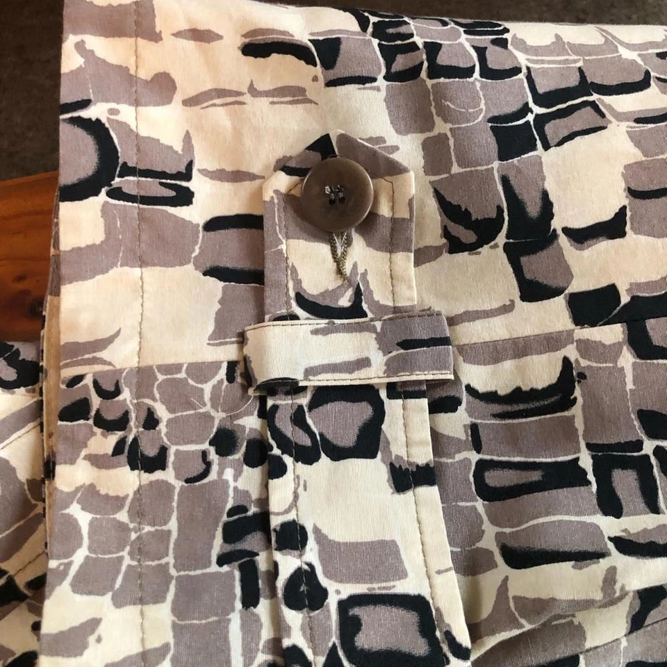 Nanette Lepore abstract snake print trench coat - Imagem 4 de 4