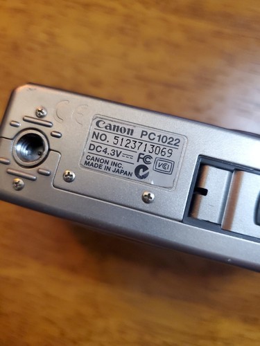 Canon PowerShot S200 Digital ELPH Camera No Card **Untested** - Picture 5 of 14