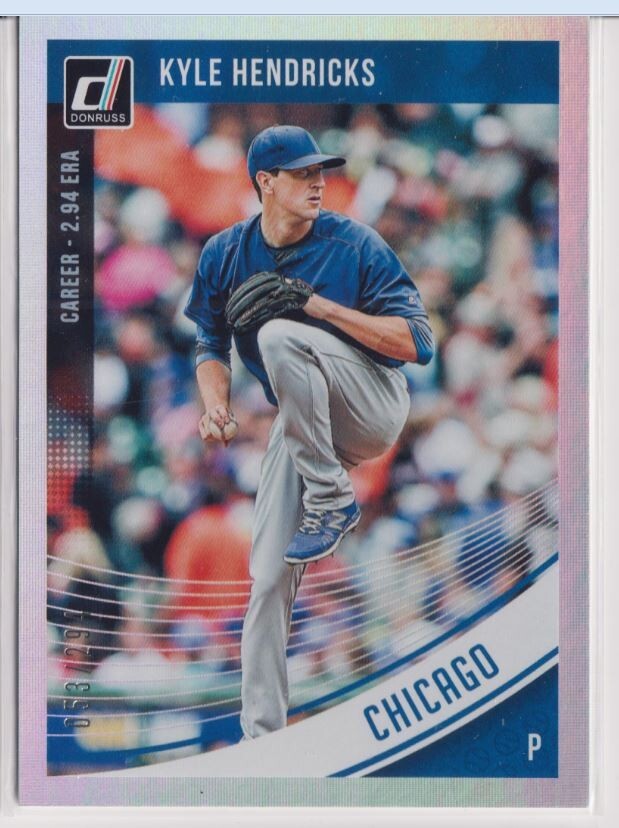 2018 Donruss Career Stat Line #78 Kyle Hendricks/294