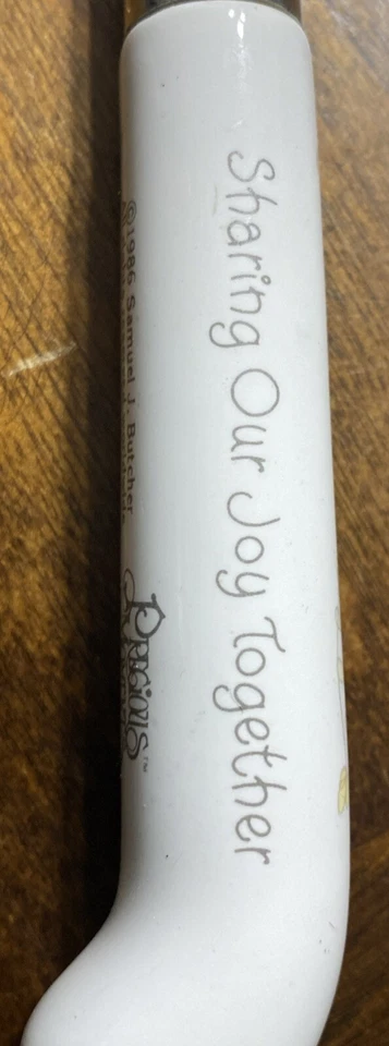 Cuchillo y servidor para pastel de boda Precious Moments "Compartiendo nuestra alegría juntos" Japón Foto 2 de 4