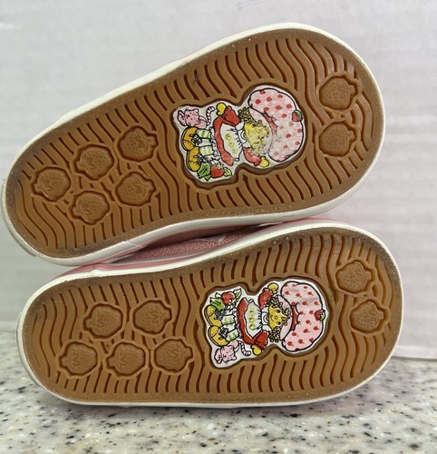 Strawberry Shortcake Baby Sneakers Stride Rite Vintage 1980s Pink Sz 2 M - Picture 9 of 11