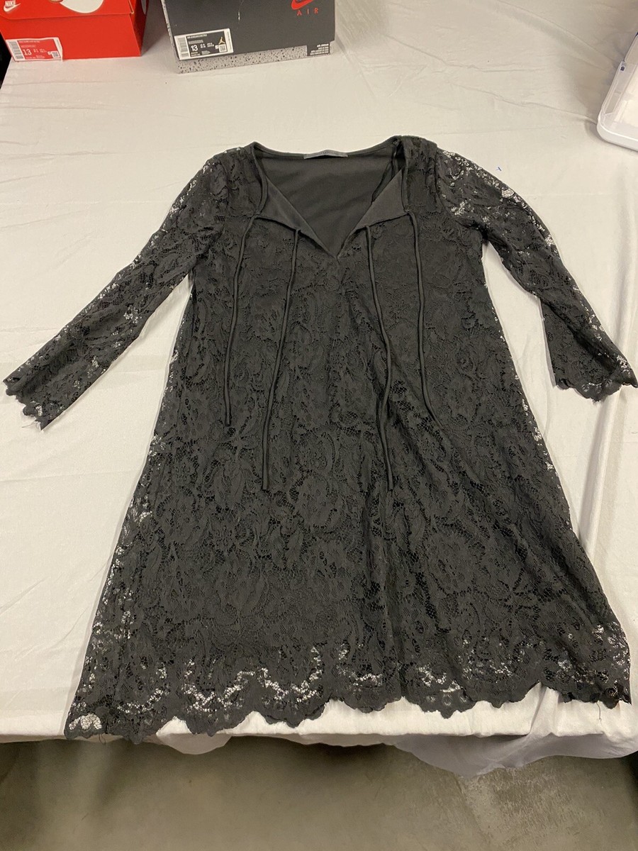 zara trafaluc collection black dress ZARA MAXI DRESS