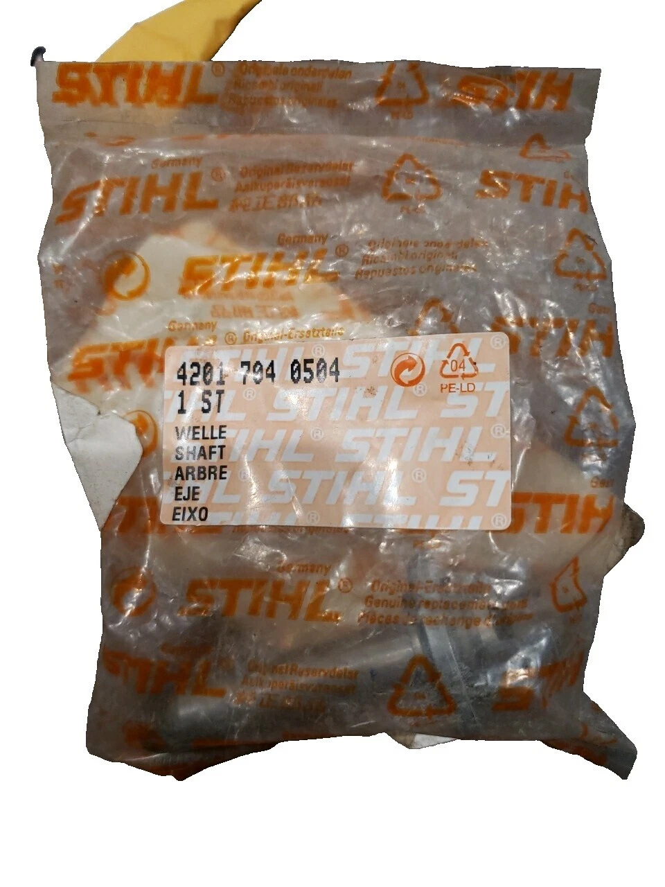 Hoja de piezas STIHL Motosierra