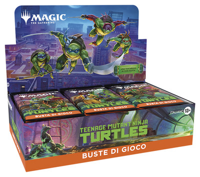 Magic Teenage Mutant Ninja Turtles Play Booster Box Italian Game Envelopes