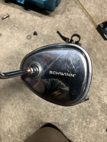 Vintage Schwinn 4" Chrome Teardrop Mirror Articulated Joint Ex - Picture 2 of 7