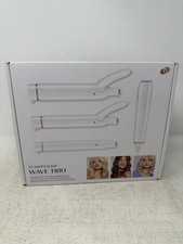 T3 Switch Kit Wave Trio 77562 White Styling Iron w/3 Interchangeable Barrels NIB