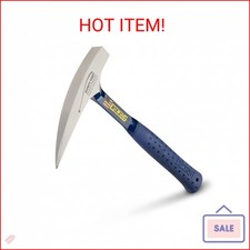 ESTWING Rock Pick - 22 oz USA Made Geology Hammer with Pointed Tip & Shock Reduc