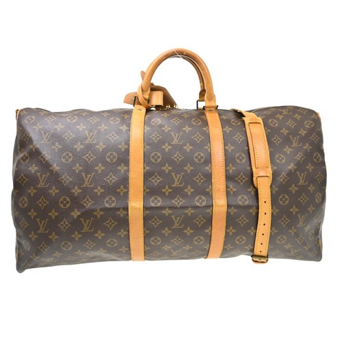 Best05 LOUIS VUITTON KEEPALL BANDOULIERE 60 DUFFLE M41412  VI8911 NQ08696