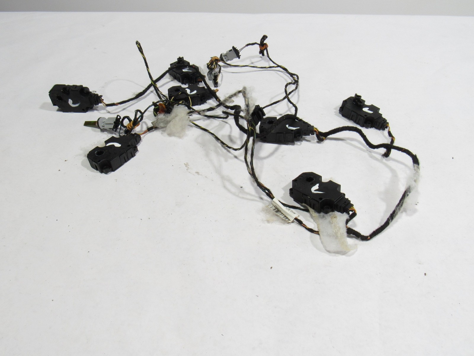 10-20 Bentley Mulsanne 2012 Rear Heater Flap Actuator Motor Wire Harness Set @1