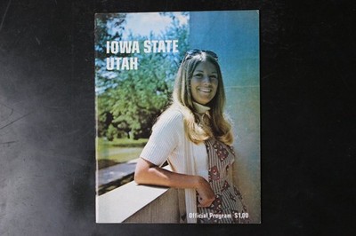 Iowa State Utah Official Program College Football Vintage Sports Magazine