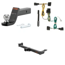 CURT Class 3 Towing Kit Trailer Hitch, Wiring, Ball Mount - 13408, 55363, 45154