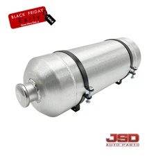 4.5 Gallons 8x22'' 1/4 NPT Aluminum Spun Vertical Gas Tank Round Fuel Tank