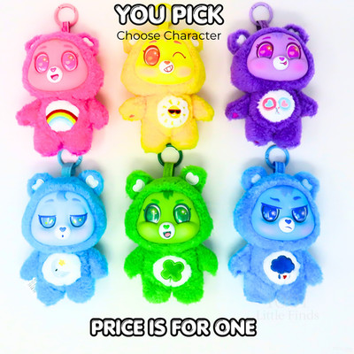 Care Bears Caring Cuties Plush Clip Blind Box YOU PICK Opened 6  New