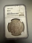 1885 S Morgan Silver Dollar NGC MS-61