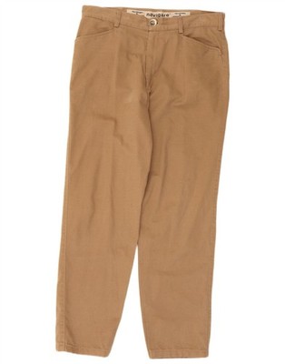 Navigare Mens Yachting Straight Casual Trousers IT 50 Large W34 L29 Brown BP15