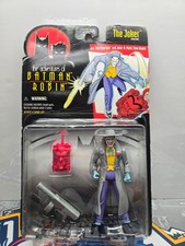 1997 Kenner Adventures Batman Robin Joker Figure MOC Machine Gun Time Bomb