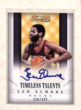 2013-14 Panini Timeless Treasures #37 Len Elmore Auto /399 NM