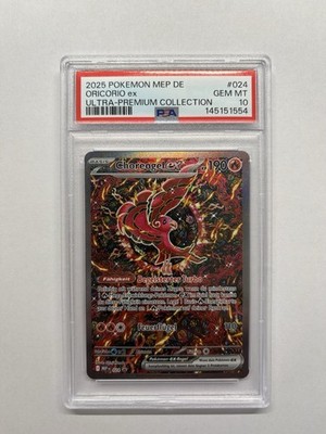 Pokémon Oricorio ex Choreogel ex MEP 024 / PSA 10 / Promo / Deutsch Low POP