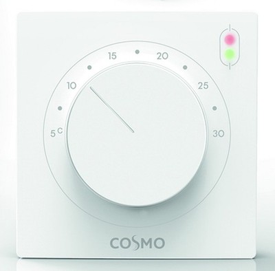 COSMO elektronischer Raumthermostat 230V Heizen/Kühlen Unterputz CRT230HKUP