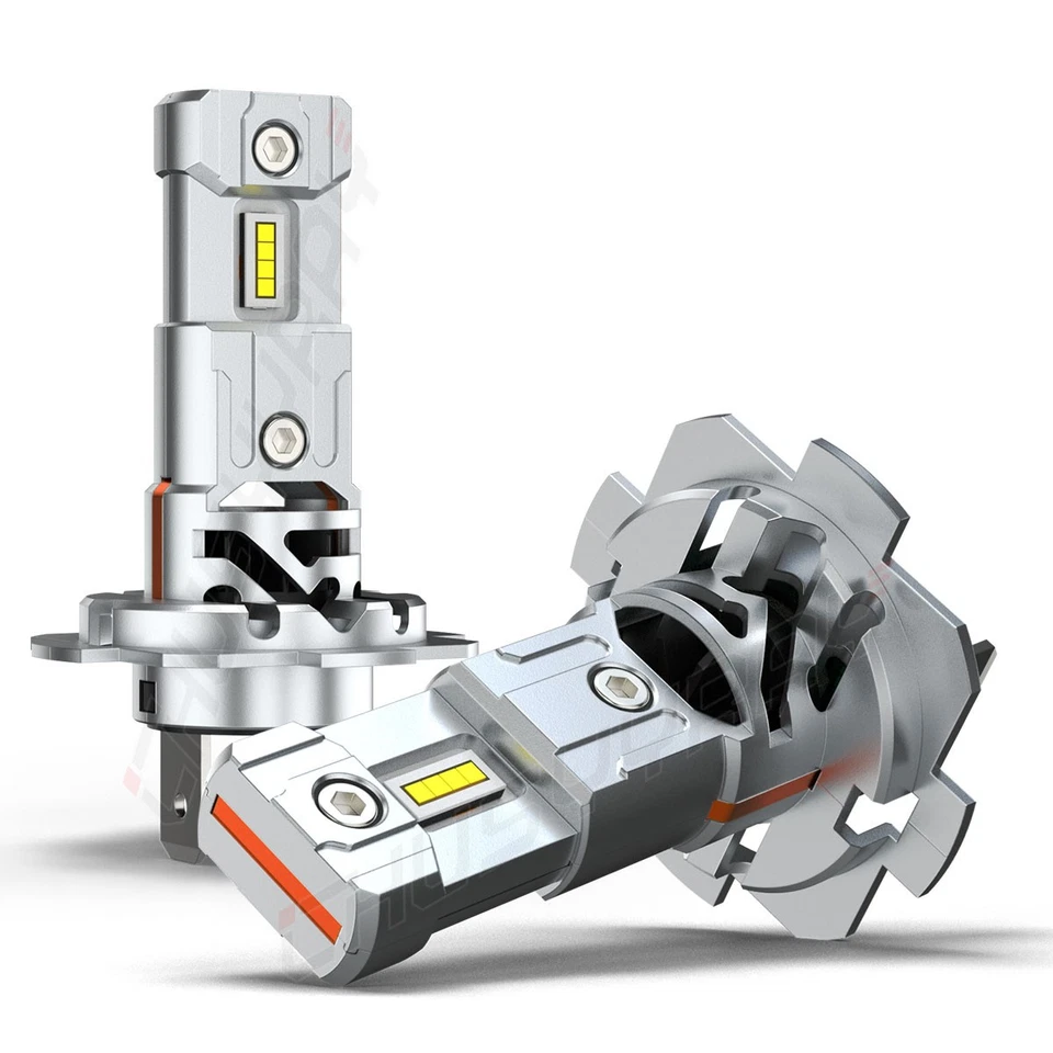 For Dodge Neon 2017 2018 2019 2020 LED Headlight Fog Light Bulbs Bright White 6x - Image 3 of 4