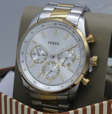 Fossil Sullivan Chronograph Silver Gold BQM2693 BQ2693 Men's Watch