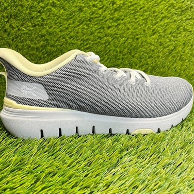 Kuru Flex Via Womens Size 8D Gray White Athletic Running Walking Shoes Sneakers