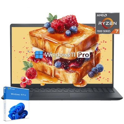  Dell Inspiron Laptop 15.6''FHD Touch AMD Ryzen 7 UpTo 64GB RAM 4TB SSD Win11Pro
