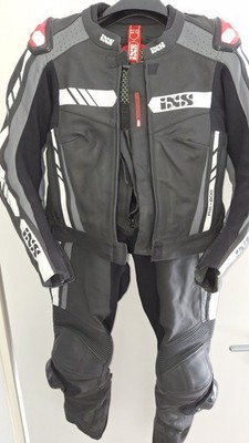 iXS Sport LD Kombi RS-800 1.0 2-Teiler.  Mit Protektoren, Austauschbar Weis/pink