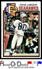 1979 Topps #198 Steve Largent Seattle Seahawks Vintage Football Card