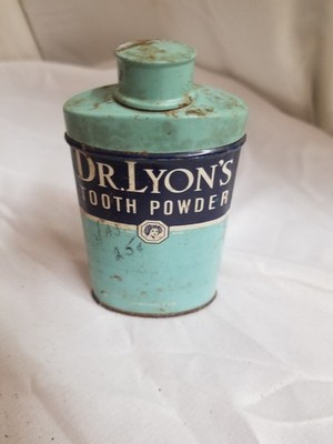 Vintage Dr. Lyons Tooth Powder Tin Half Full