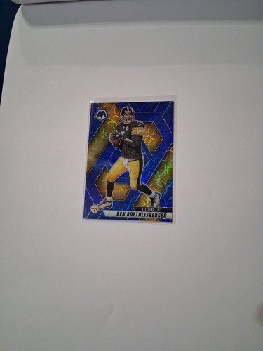 2025 Panini Mosaic - Ben Roethlisberger #9 Blue Scope Prizm